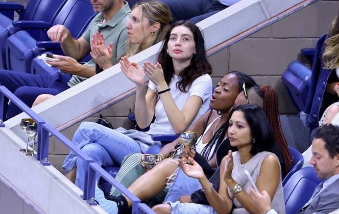 US Open - Celles In The Stands Meadow Walker attends the Coco Gauff game at the US Open in New York, NY on August 26, 2025. Photo by Dylan Travis ABACAPRESS.COM New York City NY United States  Copyright: xDylanxTravis ABACAx