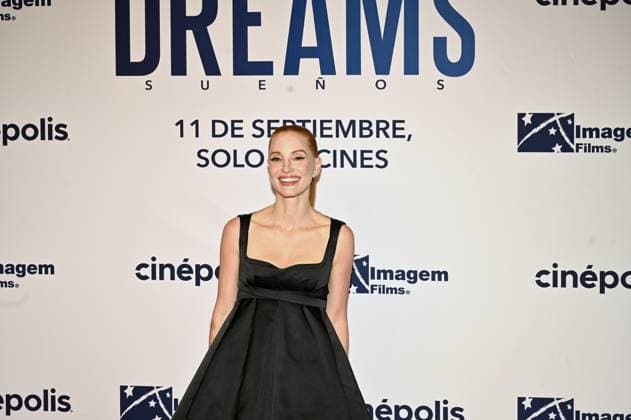 Dreams Red Carpet in Mexico City Actress Jessica Chastain attends the red carpet for the film Dreams at Cinepolis Plaza Miyana. on August 26, 2025 in Mexico City, Mexico. (Photo by Carlos Tischler Eyepix Group) Copyright: xCarlosxTischler xEyepixxGroupx CT_26082025_166548
