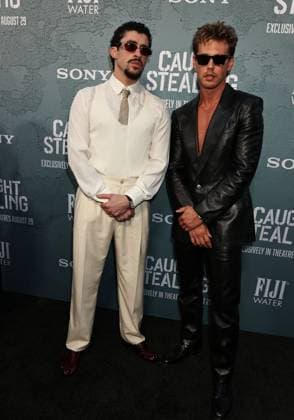 Red carpet for the New York premiere of Caught Stealing at the Regal Union Square Featuring: Benito Martinez Ocasio Bad Bunny and Austin Butler Where: New York, New York, United States When: 26 Aug 2025 Credit: Dave Allocca Starpix INSTARimages EDITORIAL USE ONLY. NOT FOR USE BY NEWSPAPERS BASED IN THE UK. Copyright: xx instar55014999