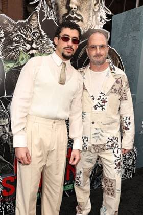 Red carpet for the New York premiere of Caught Stealing at the Regal Union Square Featuring: Benito Martinez Ocasio Bad Bunny and Darren Aronofsky Where: New York, New York, United States When: 26 Aug 2025 Credit: Dave Allocca Starpix INSTARimages EDITORIAL USE ONLY. NOT FOR USE BY NEWSPAPERS BASED IN THE UK. Copyright: xx instar55014957