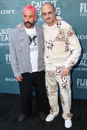 New York Premiere Of Columbia Pictures Caught Stealing MANHATTAN, NEW YORK CITY, NEW YORK, USA - AUGUST 26: Joe Talbot and American director, screenwriter, and producer Darren Aronofsky arrive at the New York Premiere Of Columbia Pictures Caught Stealing held at Regal Union Square on August 26, 2025 in Manhattan, New York City, New York, United States., Credit:Image Press Agency Avalon United States, New York, New York City, Regal Union Square Copyright: xImagexPressxAgencyx xAvalonx 1031688428
