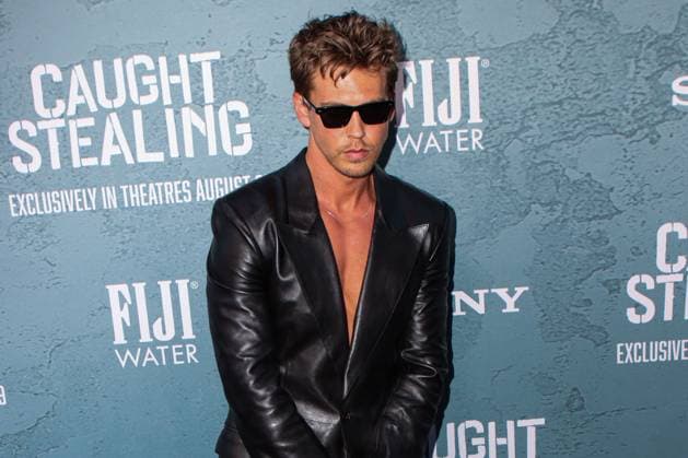 New York Premiere Of Columbia Pictures Caught Stealing American actor, singer, and model Austin Butler arrives at the New York Premiere Of Columbia Pictures Caught Stealing held at Regal Union Square on August 26, 2025 in Manhattan, New York City, New York, United States. Photo by Image Press Agency ABACAPRESS.COM New York City New York United States  Copyright: xImagexPressxAgency ABACAx