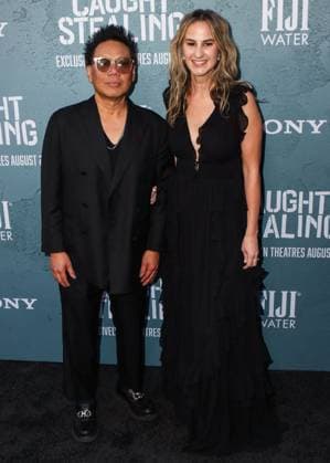 New York Premiere Of Columbia Pictures Caught Stealing Matthew Libatique and Mary-Ellen Libatique arrive at the New York Premiere Of Columbia Pictures Caught Stealing held at Regal Union Square on August 26, 2025 in Manhattan, New York City, New York, United States. Photo by Image Press Agency ABACAPRESS.COM New York City New York United States  Copyright: xImagexPressxAgency ABACAx