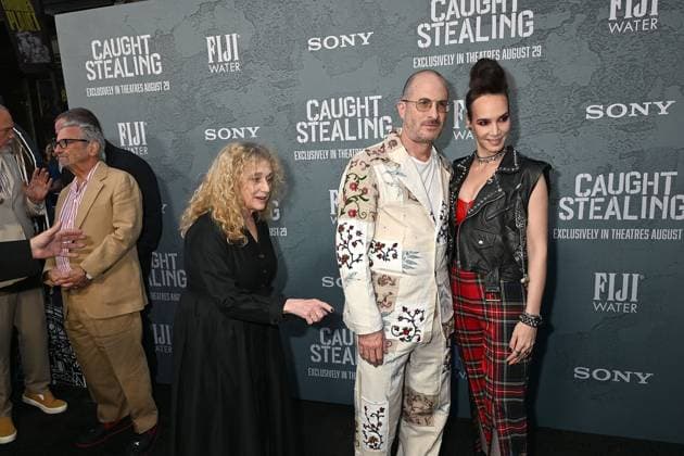 New York Premiere of Caught Stealing Darren Aronofsky and Aglaya Tarasova attends the New York Premiere of Columbia Pictures Caught Stealing on August 26, 2025 at The Regal Union Square in New York, New York, USA., Credit:Robin Platzer Avalon United States of America, New York, New York  Copyright: xRobinxPlatzerx xAvalonx 1031742948