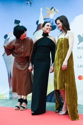 Venice Mother Premiere AM Teona Strugar Mitevska, Noomi Rapace and Sylvia Hoeks attending the Mother Premiere as part of the 82nd Venice International Film Festival at the Lido in Venice, Italy on August 27, 2025. Photo by Aurore Marechal ABACAPRESS.COM Venice Italy  Copyright: xMarechalxAurore ABACAx