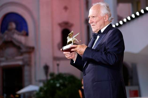 Werner Herzog receives the Golden Lion for his lifetime achievement at the Biennale di Venezia 2025 82 Venice International Film Festival at the Palazzo del Cinema Venice, 27 08 2025 Foto:xD.xBedrosianx xFuturexImagex herzog_5801