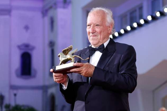 Werner Herzog receives the Golden Lion for his lifetime achievement at the Biennale di Venezia 2025 82 Venice International Film Festival at the Palazzo del Cinema Venice, 27 08 2025 Foto:xD.xBedrosianx xFuturexImagex herzog_5802