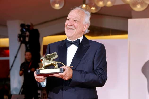 Werner Herzog receives the Golden Lion for his lifetime achievement at the Biennale di Venezia 2025 82 Venice International Film Festival at the Palazzo del Cinema Venice, 27 08 2025 Foto:xD.xBedrosianx xFuturexImagex herzog_5811