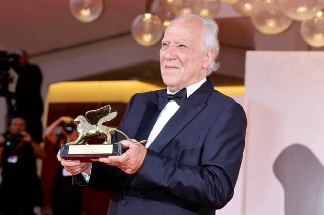 Werner Herzog receives the Golden Lion for his lifetime achievement at the Biennale di Venezia 2025 82 Venice International Film Festival at the Palazzo del Cinema Venice, 27 08 2025 Foto:xD.xBedrosianx xFuturexImagex herzog_5812