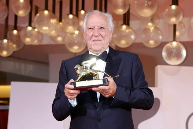 Werner Herzog receives the Golden Lion for his lifetime achievement at the Biennale di Venezia 2025 82 Venice International Film Festival at the Palazzo del Cinema Venice, 27 08 2025 Foto:xD.xBedrosianx xFuturexImagex herzog_5817