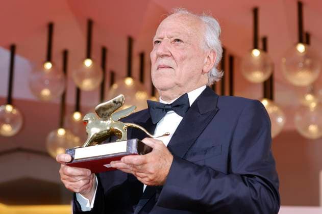 Werner Herzog receives the Golden Lion for his lifetime achievement at the Biennale di Venezia 2025 82 Venice International Film Festival at the Palazzo del Cinema Venice, 27 08 2025 Foto:xD.xBedrosianx xFuturexImagex herzog_5818