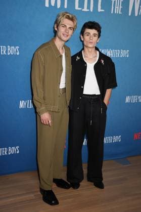 NEW YORK, NY- AUGUST 27: Noah LaLonde and Ashby Gentry at Netflix™s Season 2 Photo Call for My Life With The Walter Boys at the Netflix New York Office in New York City on August 27, 2025. Copyright: xMediaPunchx