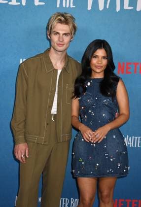 NEW YORK, NY- AUGUST 27: Noah LaLonde and Nikki Rodriguez at Netflix™s Season 2 Photo Call for My Life With The Walter Boys at the Netflix New York Office in New York City on August 27, 2025. Copyright: xMediaPunchx