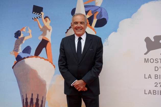 Mother red carpet in Venice Lido, Italy - 27 Aug 2025 Alberto Barbera attends the red carpet of the movie Mother at 82 Venice Film Festival in Venice Lido. Venice Lido Italy Copyright: xMarioxCartellix xSOPAxImagesx _DSC2210