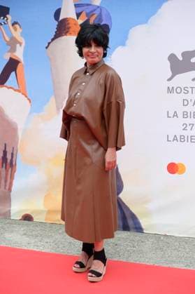 Mother red carpet in Venice Lido, Italy - 27 Aug 2025 Teona Strugar attends the red carpet of the movie Mother at 82 Venice Film Festival in Venice Lido. Venice Lido Italy Copyright: xMarioxCartellix xSOPAxImagesx _DSC2247