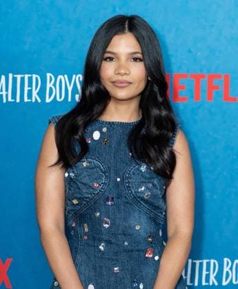 August 27, 2025, Bronx, New York, USA: Nikki Rodriguez wearing dress by Marc Jacobs, shoes by Christian Louboutin attends Netflix My Life with the Walter Boys Season 2 press junket at Netflix office in New York, NY on August 27, 2025. Bronx USA - ZUMAr339 20250827_znp_r339_052 Copyright: xLevxRadinx