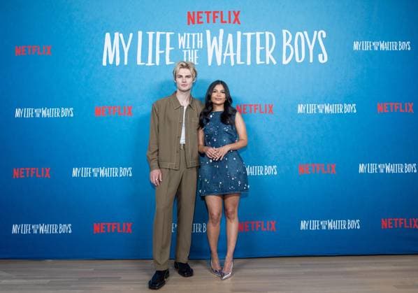 August 27, 2025, Bronx, New York, USA: Noah LaLonde and Nikki Rodriguez attend Netflix My Life with the Walter Boys Season 2 press junket at Netflix office in New York, NY on August 27, 2025. Bronx USA - ZUMAr339 20250827_znp_r339_067 Copyright: xLevxRadinx
