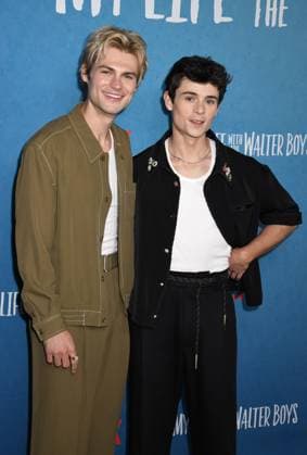 NEW YORK, NY- AUGUST 27: Noah LaLonde and Ashby Gentry at Netflix™s Season 2 Photo Call for My Life With The Walter Boys at the Netflix New York Office in New York City on August 27, 2025. Copyright: xMediaPunchx