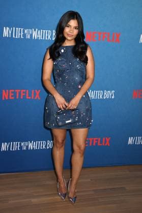 NEW YORK, NY- AUGUST 27: Nikki Rodriguez at Netflix™s Season 2 Photo Call for My Life With The Walter Boys at the Netflix New York Office in New York City on August 27, 2025. Copyright: xMediaPunchx