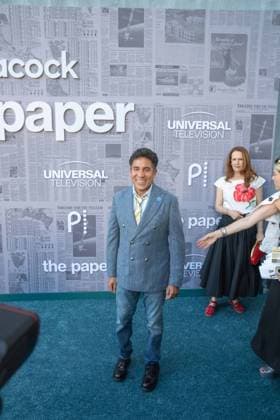 August 27, 2025, Pasadena, California, USA: Oscar NuoÂ±ez arrives on the red carpet at the premiere of Ã¢â‚¬oeThe PaperÃ¢â‚¬Â tv show event on August 27th, 2025 at HARMONY GOLD 7655 W. Sunset Boulevard Pasadena USA - ZUMAt169 20250827_zep_t169_021 Copyright: xConnorxTerryx