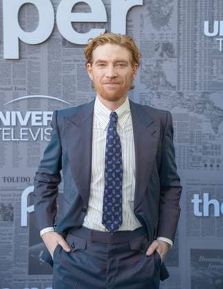 August 27, 2025, Pasadena, California, USA: DOMHNALL GLEESON arrives on the red carpet at the premiere of The Paper in Pasadena. Pasadena USA - ZUMAt169 20250827_zep_t169_017 Copyright: xConnorxTerryx