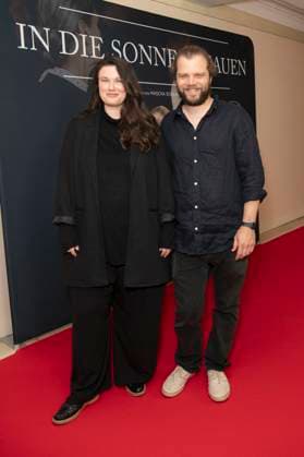 Mascha Schilinski and Fabian Gamper at the premiere of the movie In die Sonne schauen Sound of Falling at Delphi Filmpalast Berlin, 27 08 2025 Foto:xJ.xKnowlesx xFuturexImagex sonne_5862