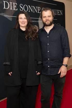 Mascha Schilinski and Fabian Gamper at the premiere of the movie In die Sonne schauen Sound of Falling at Delphi Filmpalast Berlin, 27 08 2025 Foto:xJ.xKnowlesx xFuturexImagex sonne_5863