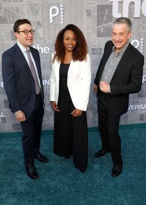 Los Angeles premiere of Universal Television s The Paper at Harmony Gold Featuring: Michael Koman, Pearlena Igbokwe, Greg Daniels Where: Los Angeles, California, United States When: 27 Aug 2025 Credit: Faye s Vision Cover Images EDITORIAL USE ONLY. NOT FOR USE BY NEWSPAPERS BASED IN THE UK. Copyright: xx coverimg55018306