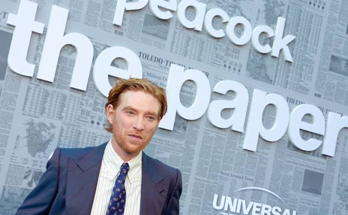 Los Angeles premiere of Universal Television s The Paper at Harmony Gold Featuring: Domhnall Gleeson Where: Los Angeles, California, United States When: 27 Aug 2025 Credit: Faye s Vision Cover Images EDITORIAL USE ONLY. NOT FOR USE BY NEWSPAPERS BASED IN THE UK. Copyright: xx coverimg55018155