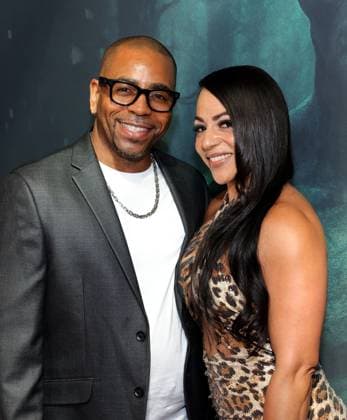 Ken Lawson and Monique Lawson attend the Los Angeles Premiere of Footage Films RUN at TCL Chinese Theatre in the Hollywood section of Los Angeles on Wednesday, August 27, 2025.  LAP20250827258 GREGxGRUDT