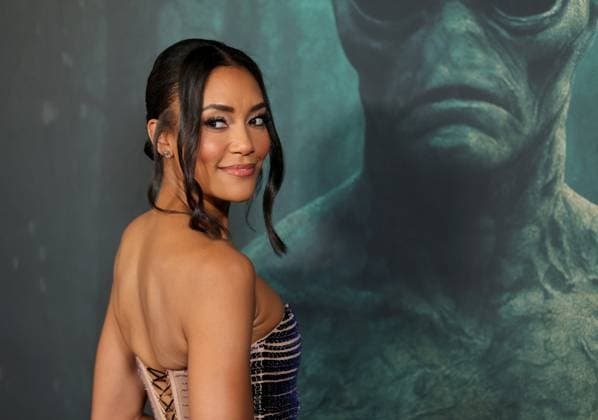 Annie Ilonzeh attends the Los Angeles Premiere of Footage Films RUN at TCL Chinese Theatre in the Hollywood section of Los Angeles on Wednesday, August 27, 2025.  LAP20250827232 GREGxGRUDT