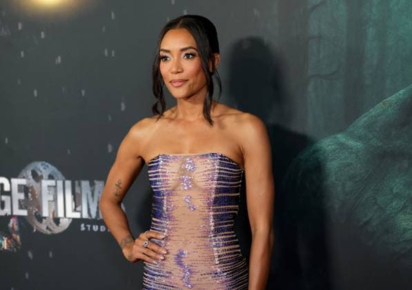 Annie Ilonzeh attends the Los Angeles Premiere of Footage Films RUN at TCL Chinese Theatre in the Hollywood section of Los Angeles on Wednesday, August 27, 2025.  LAP20250827233 GREGxGRUDT