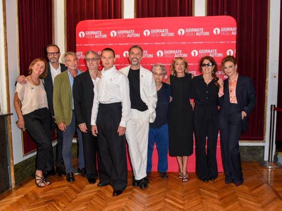 Venice, ITALY: Venice, 82nd Venice International Film Festival 2025 - day 2 - presentation of the film La Gioia In the photo: cast Venice ITALY  - ZUMAp169 20250828_zea_p169_757 Copyright: xFrancescaxViecelix