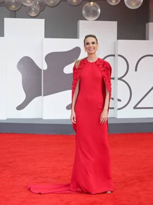 Venice, Italy: Venice, 82nd Venice International Film Festival 2025 - Evening 2. Red Carpet Film Bugonia. Pictured: Emanuela Fanelli Venice Italy  - ZUMAp169 20250828_zea_p169_851 Copyright: xSimonexComix