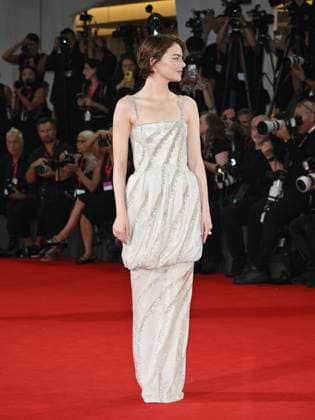 Venice, 82nd Venice International Film Festival 2025 - Evening 2. Red Carpet Film Bugonia. Pictured: Emma Stone  Copyright: xSimonexComix xipa-agency.netx xPoolxPhotoxEventsx06x IPA_Agency_IPA63490694