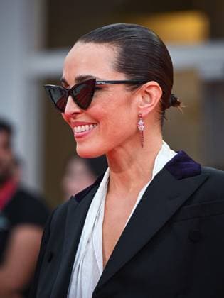 Venice, ITALY: Venice, 82nd Venice International Film Festival 2025 - Evening 2 - Red Carpet for the film Bugonia - Pictured: Noomi Rapace Venice ITALY  - ZUMAp169 20250828_zea_p169_976 Copyright: xManuelexMangiarottix