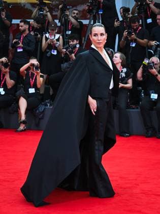 Venice, ITALY: Venice, 82nd Venice International Film Festival 2025 - Evening 2 - Red Carpet for the film Bugonia - Pictured: Noomi Rapace Venice ITALY  - ZUMAp169 20250828_zea_p169_1000 Copyright: xManuelexMangiarottix