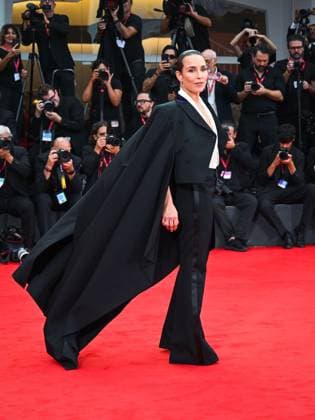 Venice, ITALY: Venice, 82nd Venice International Film Festival 2025 - Evening 2 - Red Carpet for the film Bugonia - Pictured: Noomi Rapace Venice ITALY  - ZUMAp169 20250828_zea_p169_999 Copyright: xManuelexMangiarottix