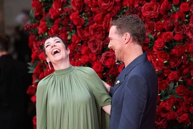 . 28 08 2025. London, United Kingdom. Olivia Colman and Benedict Cumberbatch at The Roses premiere in London.  xStephenxLockx xi-Imagesx IIM-26173-0011