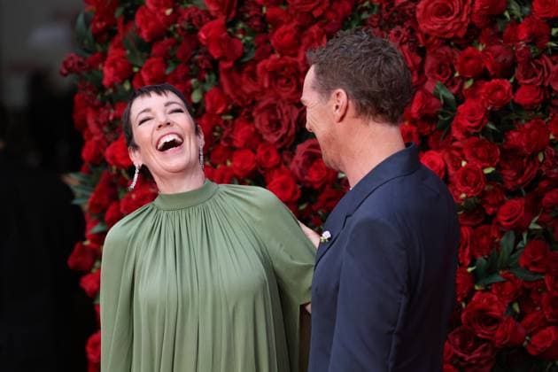 . 28 08 2025. London, United Kingdom. Olivia Colman and Benedict Cumberbatch at The Roses premiere in London.  xStephenxLockx xi-Imagesx IIM-26173-0013