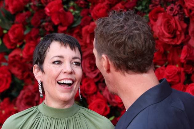 . 28 08 2025. London, United Kingdom. Olivia Colman and Benedict Cumberbatch at The Roses premiere in London.  xStephenxLockx xi-Imagesx IIM-26173-0014