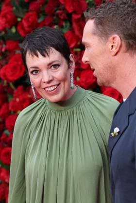 . 28 08 2025. London, United Kingdom. Olivia Colman and Benedict Cumberbatch at The Roses premiere in London.  xStephenxLockx xi-Imagesx IIM-26173-0021