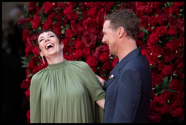 . 28 08 2025. London, United Kingdom. Olivia Colman and Benedict Cumberbatch at The Roses premiere in London.  xStephenxLockx xi-Imagesx IIM-26173-0025