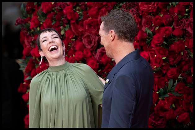 . 28 08 2025. London, United Kingdom. Olivia Colman and Benedict Cumberbatch at The Roses premiere in London.  xStephenxLockx xi-Imagesx IIM-26173-0027