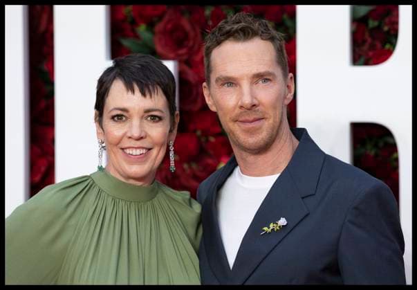 . 28 08 2025. London, United Kingdom. Olivia Colman and Benedict Cumberbatch at The Roses premiere in London.  xStephenxLockx xi-Imagesx IIM-26173-0039