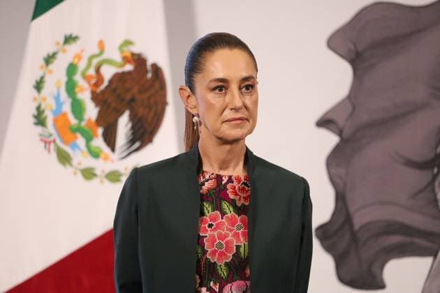 Mexico™s President Claudia Sheinbaum Holds Briefing Mexican President Claudia Sheinbaum Pardo speaks about the construction of the Wellbeing Center in Tlaxcala, during a press conference at the National Palace. on August 28, 2025, in Mexico City, Mexico. (Photo by Luis Barron Eyepix Group) Copyright: xLuisxBarronx xEyepixxGroupx LB_28082025_166701