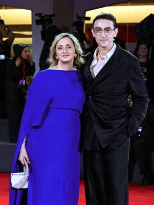 Venice, 82nd Venice International Film Festival 2025 - Evening 2 - Red Carpet for the film Jay Kelly - Pictured: Giovanna Machi and Michele Bravi  Copyright: xManuelexMangiarottix xipa-agency.netx xPoolxPhotoxEventsx06x IPA_Agency_IPA63497083