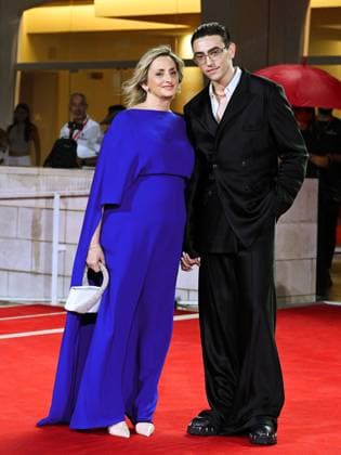 Venice, 82nd Venice International Film Festival 2025 - Evening 2 - Red Carpet for the film Jay Kelly - Pictured: Giovanna Machi and Michele Bravi  Copyright: xManuelexMangiarottix xipa-agency.netx xPoolxPhotoxEventsx06x IPA_Agency_IPA63497121
