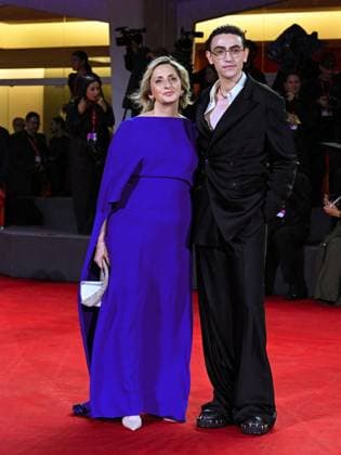 Venice, 82nd Venice International Film Festival 2025 - Evening 2 - Red Carpet for the film Jay Kelly - Pictured: Giovanna Machi and Michele Bravi  Copyright: xManuelexMangiarottix xipa-agency.netx xPoolxPhotoxEventsx06x IPA_Agency_IPA63497113