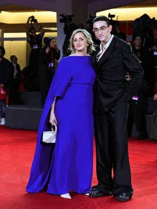 Venice, 82nd Venice International Film Festival 2025 - Evening 2 - Red Carpet for the film Jay Kelly - Pictured: Giovanna Machi and Michele Bravi  Copyright: xManuelexMangiarottix xipa-agency.netx xPoolxPhotoxEventsx06x IPA_Agency_IPA63497117